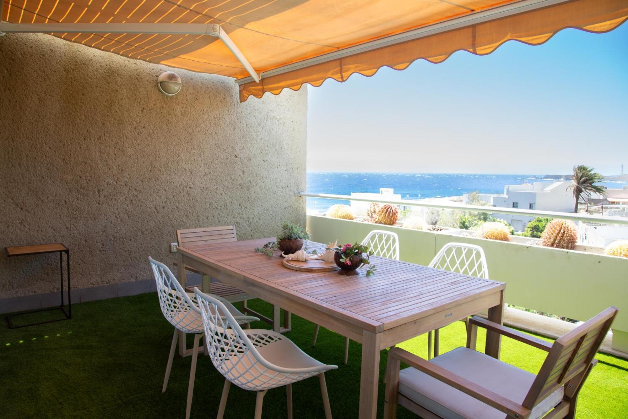 Sea View Apartment 2B Poris de Abona Luaran gambar